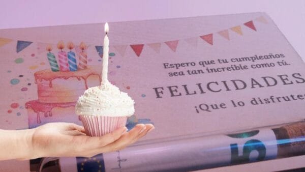 Tarjeta creativa para regalar dinero en cumpleaños - Imagen 9