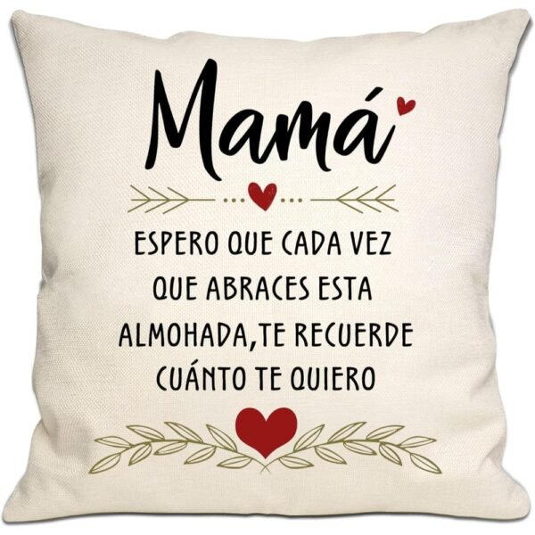 Funda para cojín 45x45 regalo para mamá