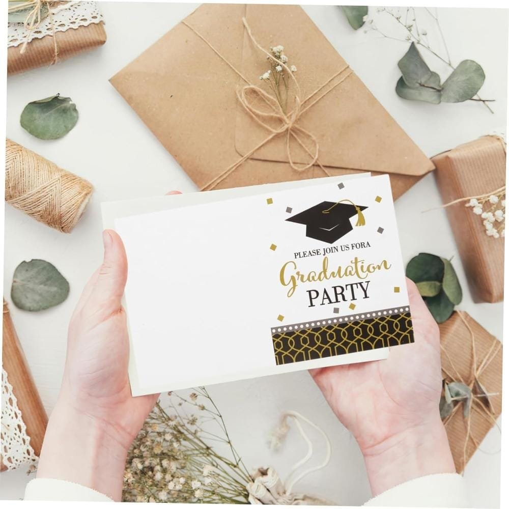 Pack de tarjetas con sobres para invitaciones de Graduación