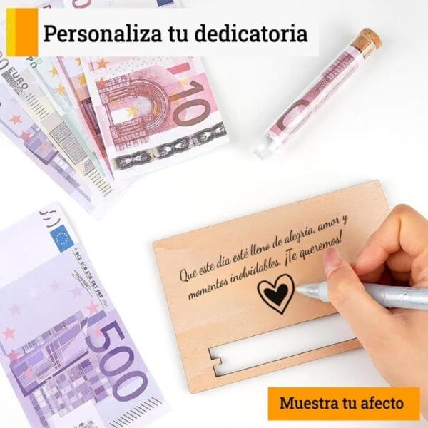 Tarjeta creativa para regalar dinero en cumpleaños - Imagen 10