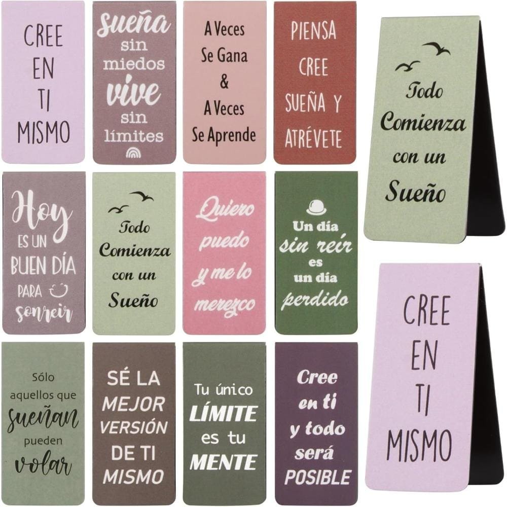 Marcapáginas magnéticos inspiradores